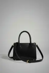 Kadın Ayarlanabilir Omuz Askılı Fermuar Kapamalı Mini Boy El ve Omuz Çantası