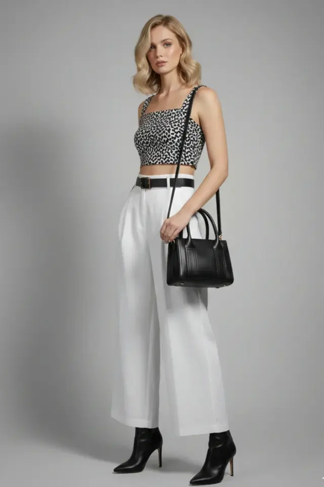 Kadın Ayarlanabilir Omuz Askılı Fermuar Kapamalı Mini Boy El ve Omuz Çantası