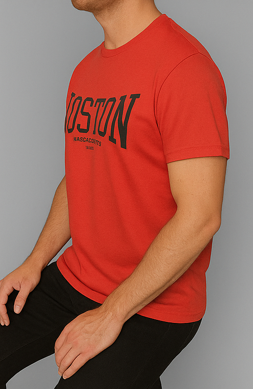 Unisex Bisiklet Yaka Basic Tişört