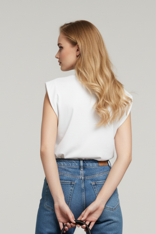 Kadın Love Yazılı Sıfır Kollu Baskılı Tişört