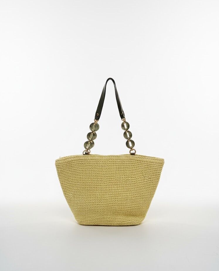 Büyük Boy El Örgüsü Hasır Plaj ve Şehir Çantası