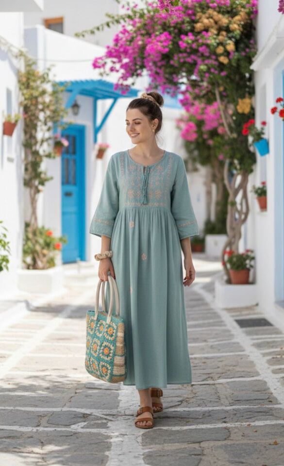 Bohem Esintili El Örmesi Omuz Çantası