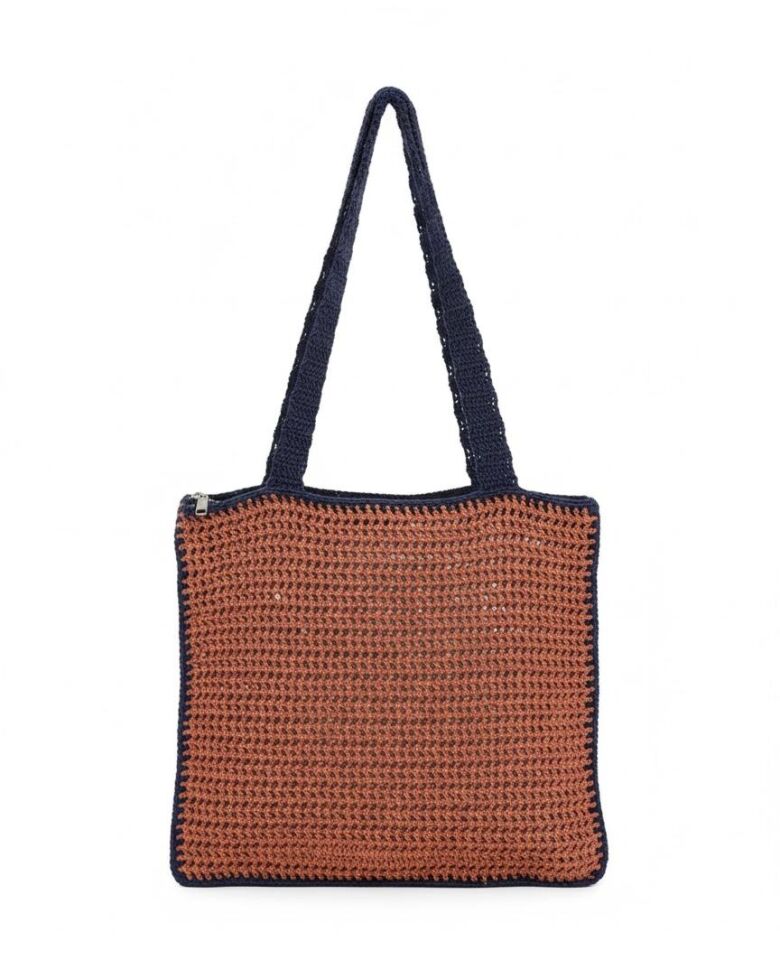 El Örmesi Kontrast Omuz Çantası