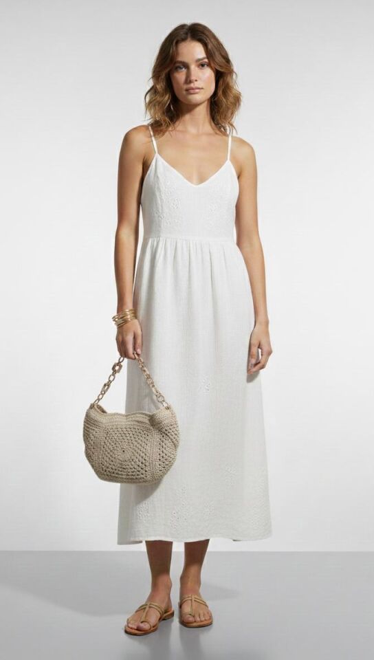 Zincir Askılı El Örmesi Baget Çanta