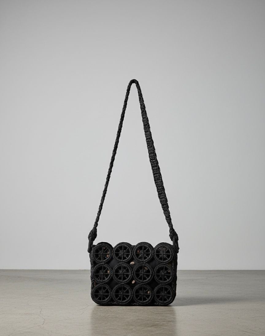 El Örmesi Geometrik El & Omuz Çantası