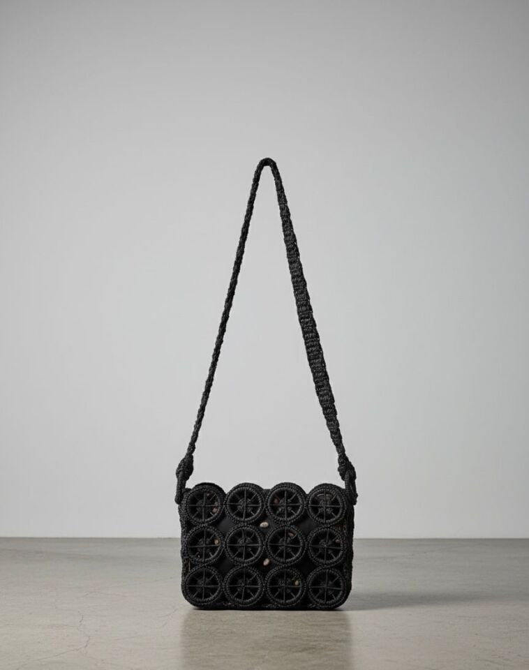 El Örmesi Geometrik El & Omuz Çantası