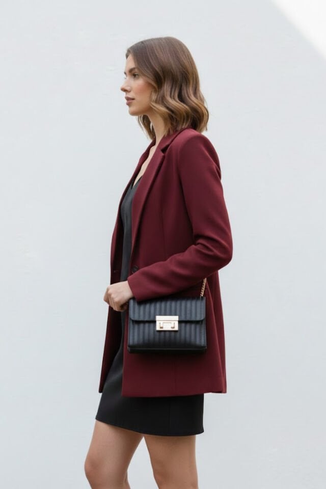 Marla Gold Zincir Detaylı  Askılı Omuz Çantası