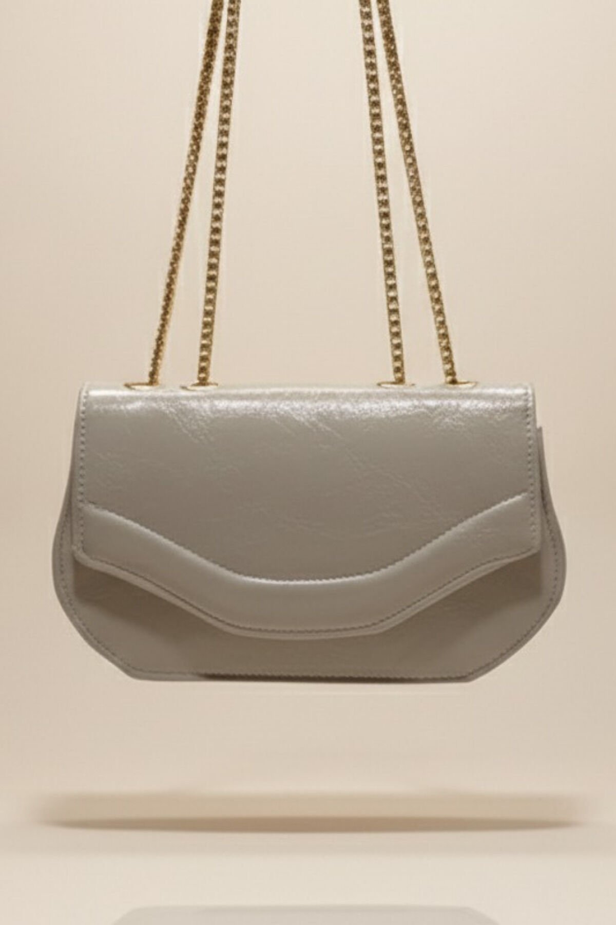 Mira Rugan Gold Zincir Askılı Gece Ve Gündüz Şık Çanta El ve Omuz Çantası