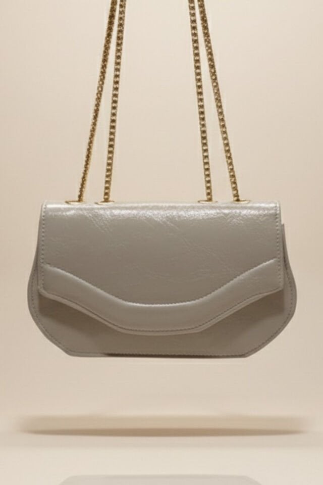 Mira Rugan Gold Zincir Askılı Gece Ve Gündüz Şık Çanta El ve Omuz Çantası