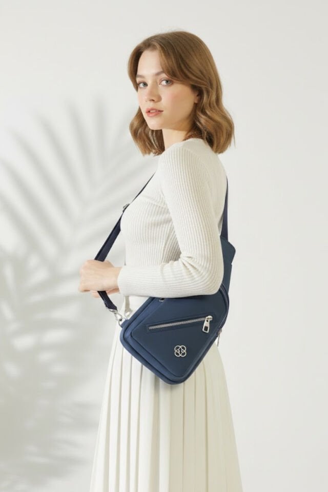 Flora Çok Bölmeli Omuz ve Bel Çantası  (29X17X6 Cm)